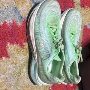 Hoka Women's Mint Green Athletic Shoes